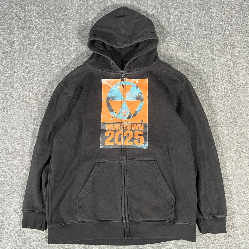 Call of Duty Black Ops II Nuketown 2025 Full Zip Hoodie Black Mens XL